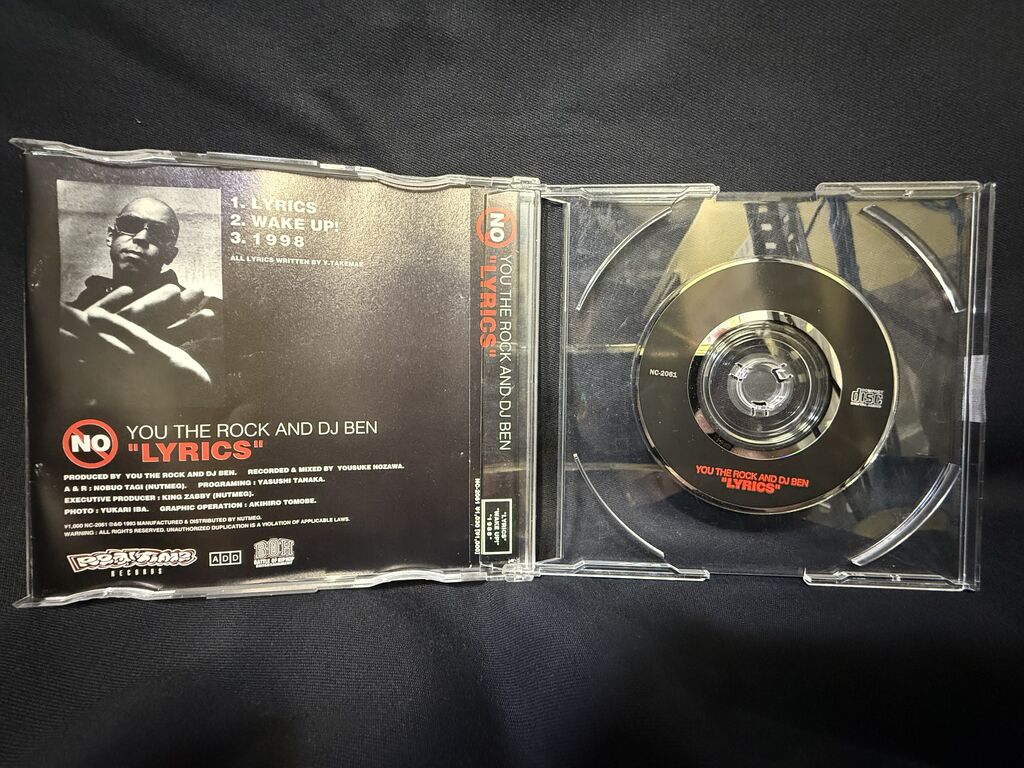 邦楽 LYRICS YOU THE ROCK AND DJ BEN CD LYRICS／ YOU THE ROCK AND DJ BEN