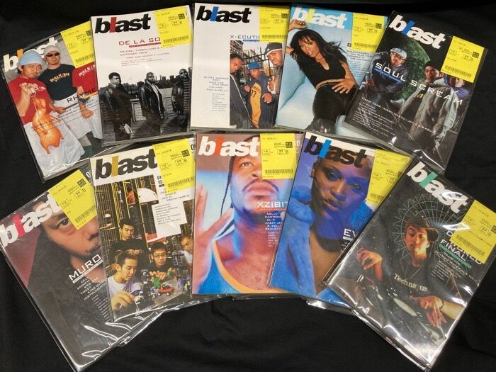 オンライン出品開始しました→11/18 (火) ヒップホップ専門誌｢blast