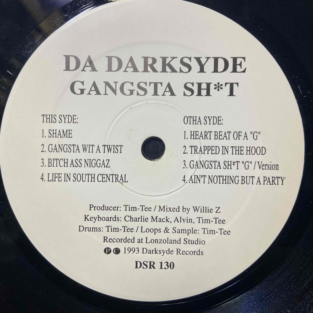 オンライン出品開始しました。＞＞＞｢DARKSYDE / GANGSTA SHIT