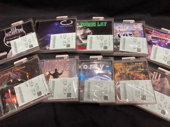 □7/10 (金) GANGSTA RAP USED CD 一挙750枚オーバーの緊急大量放出