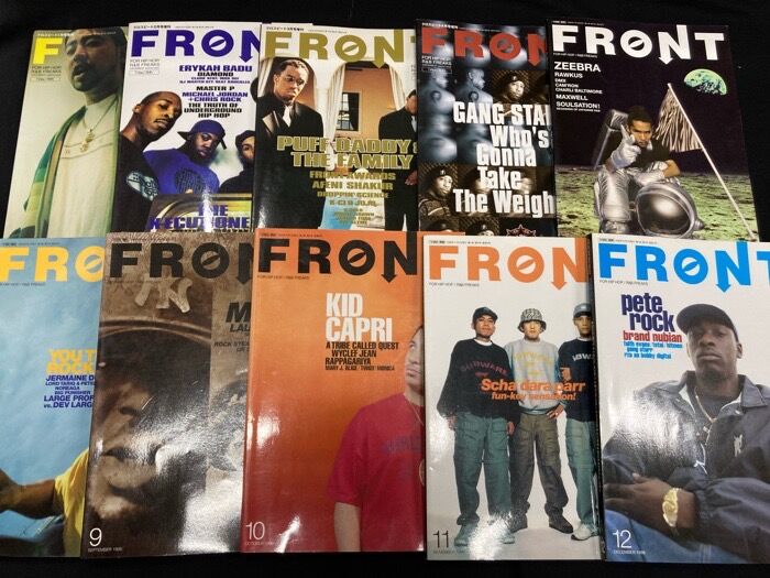 6/22 (月) HIP HOP専門誌｢FRONT｣、｢blast」、「bmr」が中古にて一挙160