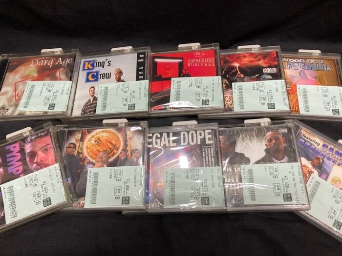 □7/10 (金) GANGSTA RAP USED CD 一挙750枚オーバーの緊急大量放出