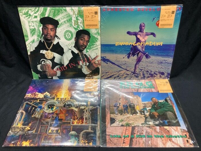 12インチ　R&B　HIPhop　4枚まとめ オンライン出品いたしました!!>>>8/4(月) HIP HOP / R&B USED