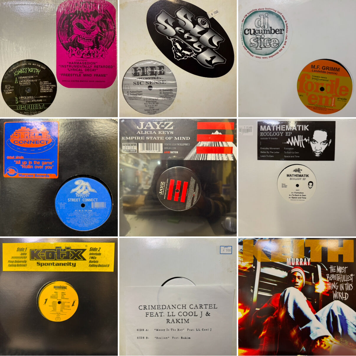 90's HIPHOP 12inc 30枚set オリジナル盤 オンライン出品いたしました→□5/3(土) HIP HOP USED 12INCH