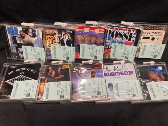 □7/10 (金) GANGSTA RAP USED CD 一挙750枚オーバーの緊急大量放出