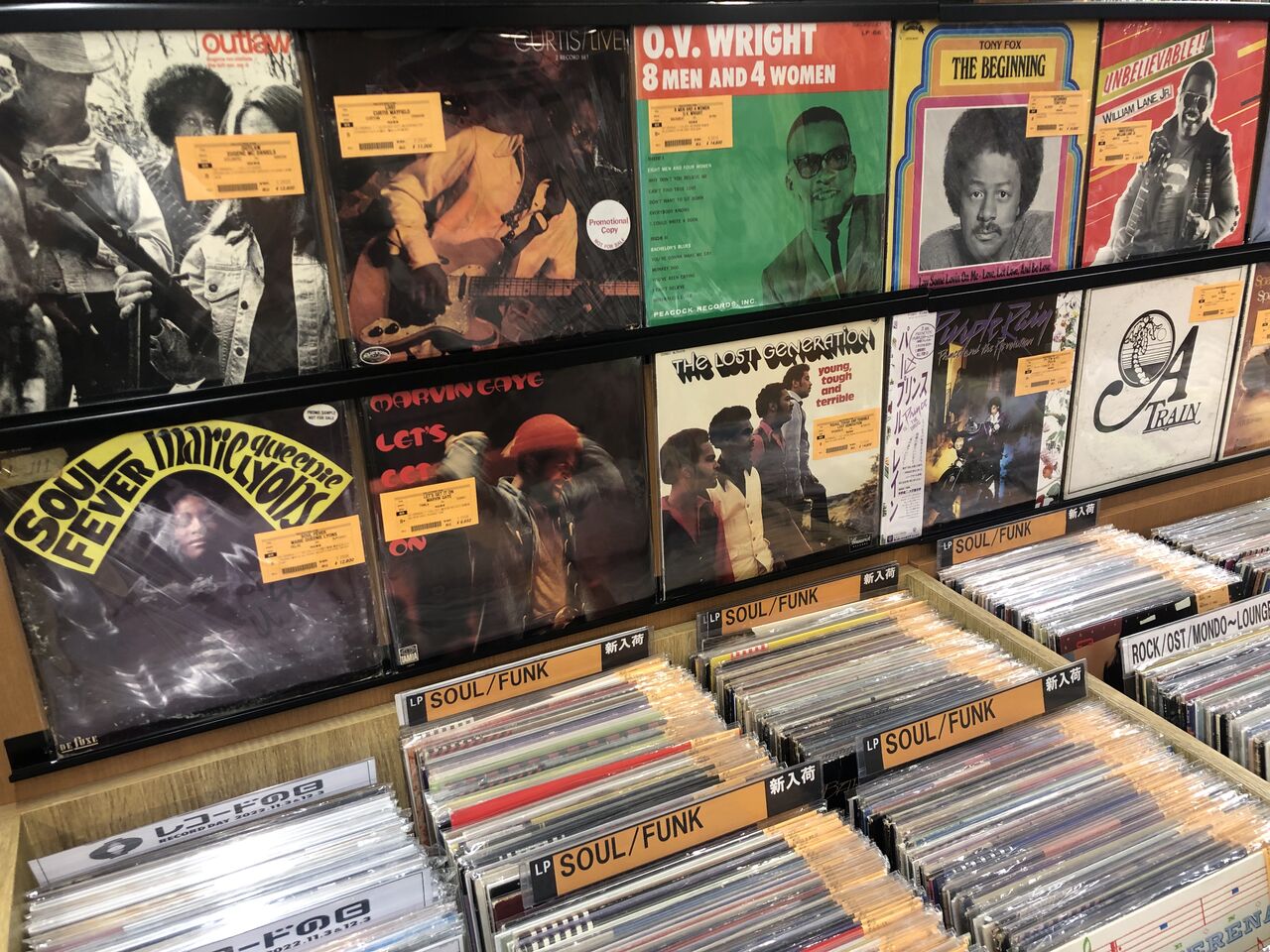 7/14(金)SOUL～RARE GROOVE中古レコード出品いたしました