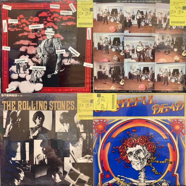 ビートルズ国内盤,GRATEFUL DEAD輸入盤などロック大量入荷