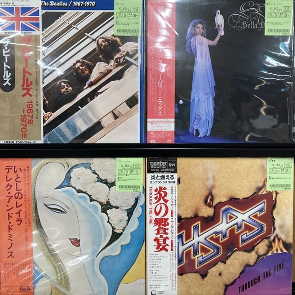 2/6(木)新着中古レコード入荷情報！】ROCKの国内盤を中心に100点の新着
