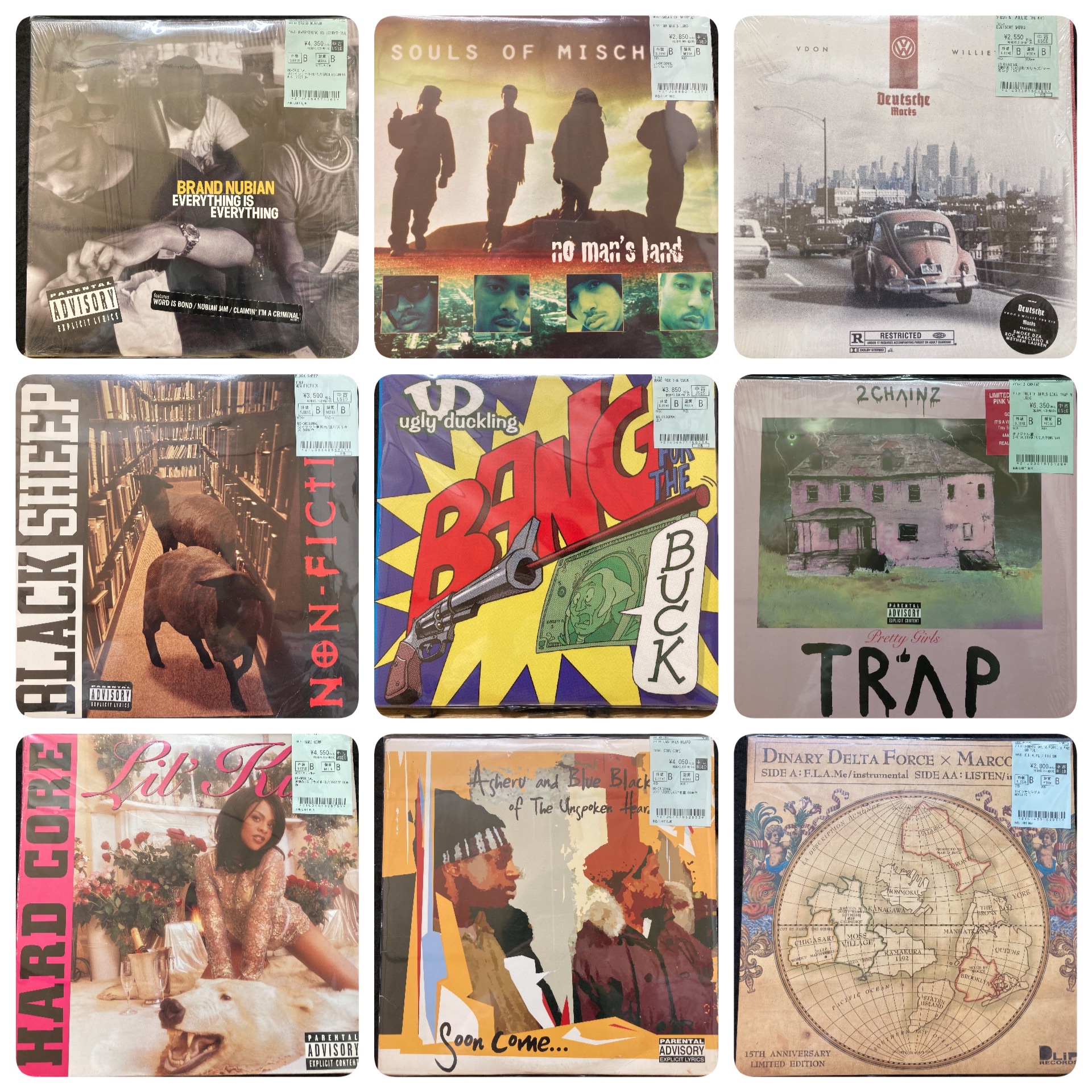 4/15(火)HIPHOP LPを中心に定番クラシックから現行まで60枚入荷 4/15(火)HIPHOP LPを中心に定番クラシックから現行まで60枚入荷