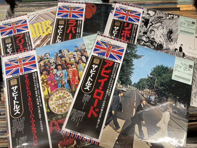 9/6(土) ROCK/POPS中古レコード新入荷情報②】BEATLES、LED ZEPPELIN