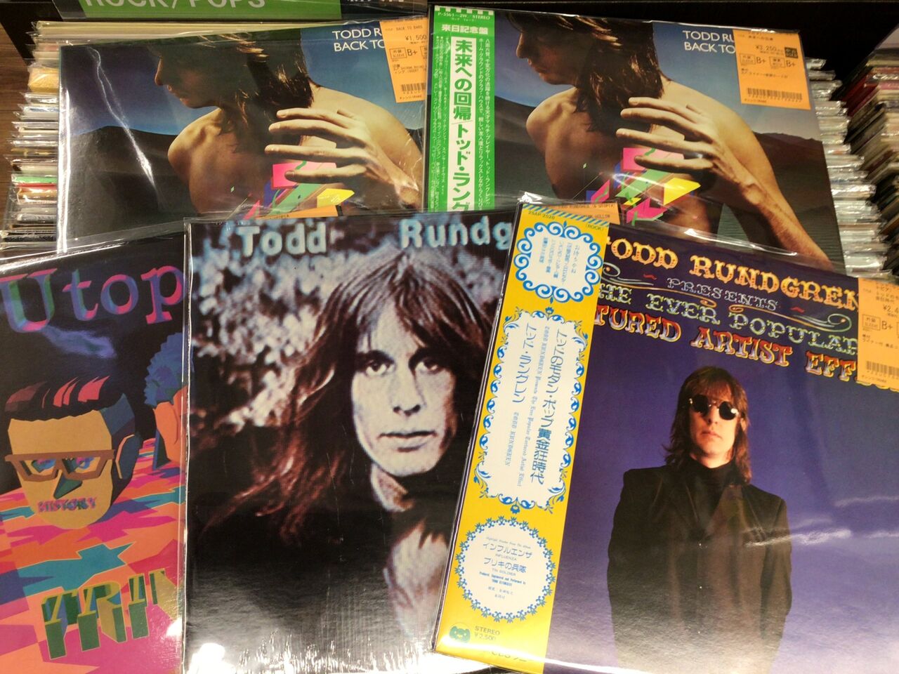 2/6(金)ROCK中古レコード入荷情報】TODD RUNDGREN~UTOPIAを中心にお