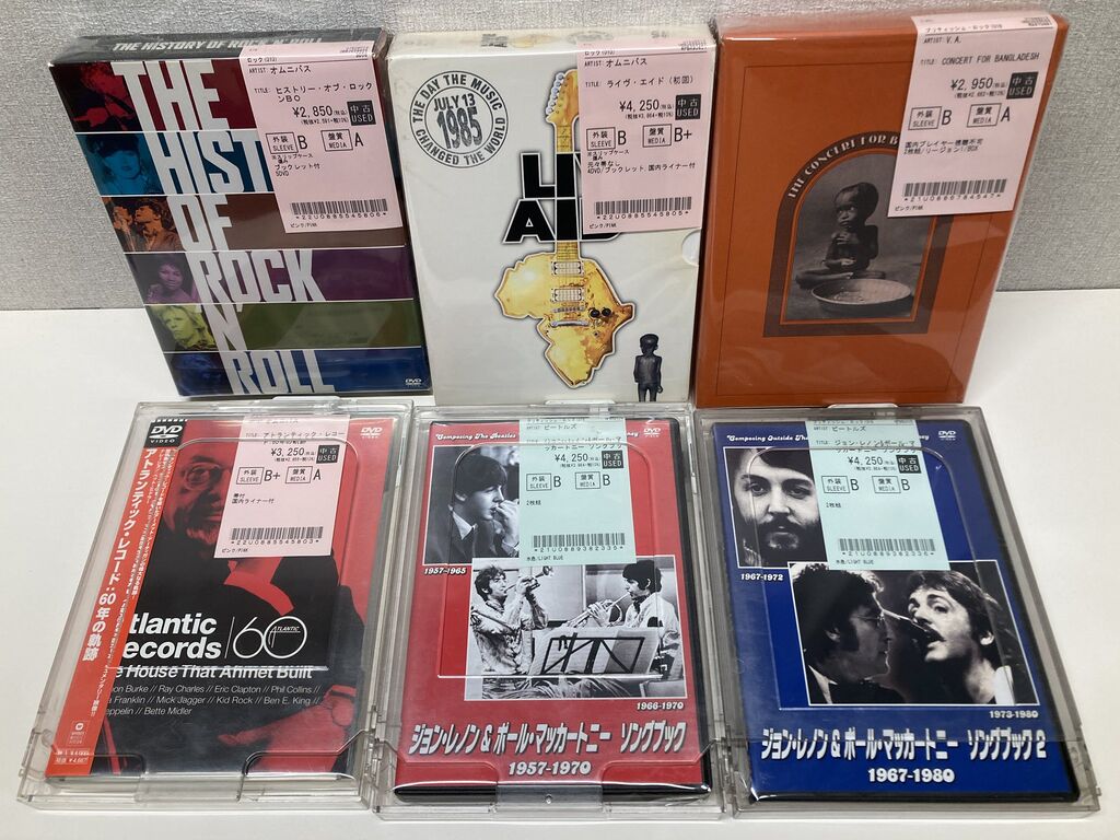 【DVD】ロッキン・デイズ 3/22(日)ROCK中古DVD新入荷情報】ライブDVDが50枚以上一挙入荷