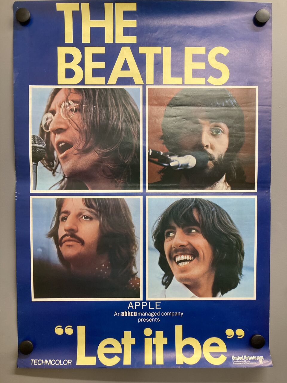 ベ*ク様 激レア！60's THE BEATLES ヴィンテージ・ポスター 3/18(水)「ROCK Vintage Poster & Memorabilia入荷情報」～60's-70's