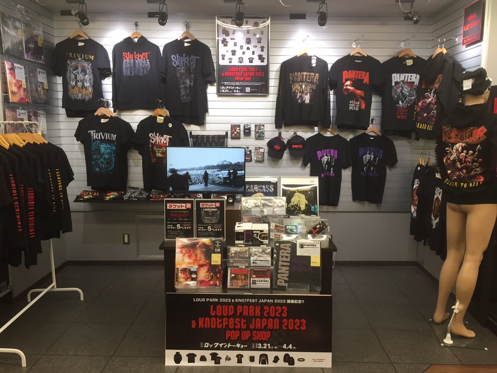LOUD PARK 2023 & KNOTFEST JAPAN 2023 開催記念!! POP UP SHOP at