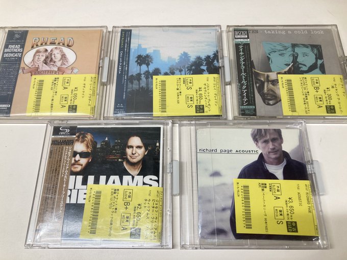 AOR Rock West Coast LP25枚まとめ売り 6/23(月)ROCK中古CD新入荷情報】レア盤多数！AOR廃盤CDまとめて放出