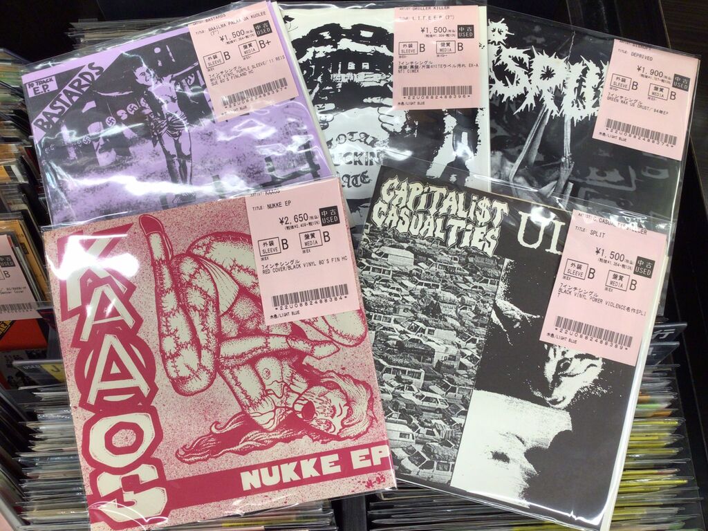 10/5(日) PUNK中古レコード新入荷情報】ハードコア中古レコード