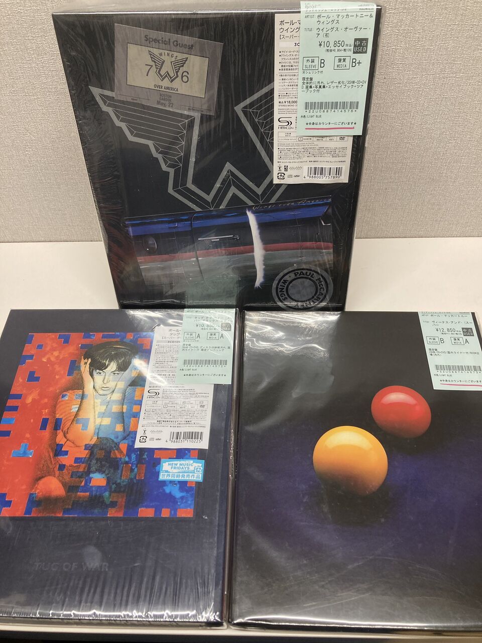 7/3(金)ROCK中古BOX入荷情報】ポール・マッカートニー各限定品まとめて