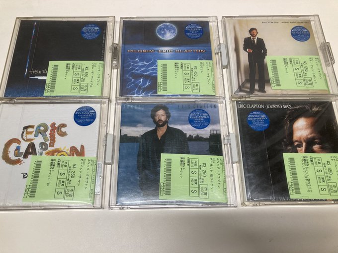2/14(金) ROCK中古CD新入荷情報】ERIC CLAPTON廃盤紙ジャケCDまとまっ