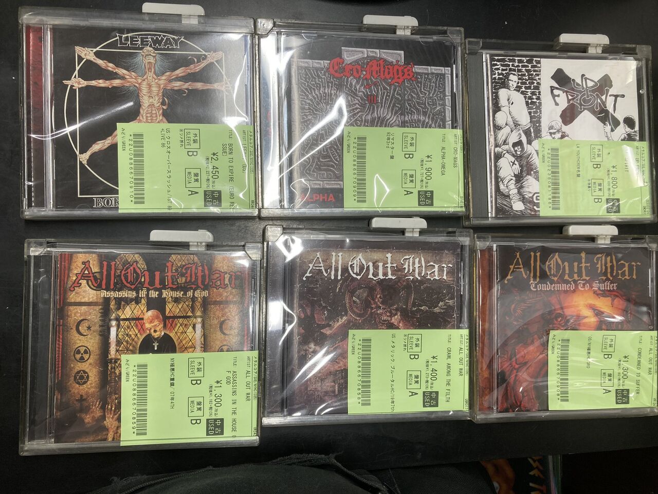 5/20(水)PUNK/HARDCORE中古CD入荷情報】NEW SCHOOL HC/NYHC良作多数