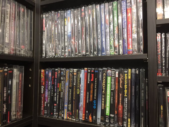 9/2(土) METAL中古DVD新入荷情報】HR/HMオールジャンルDVD一挙入荷&大