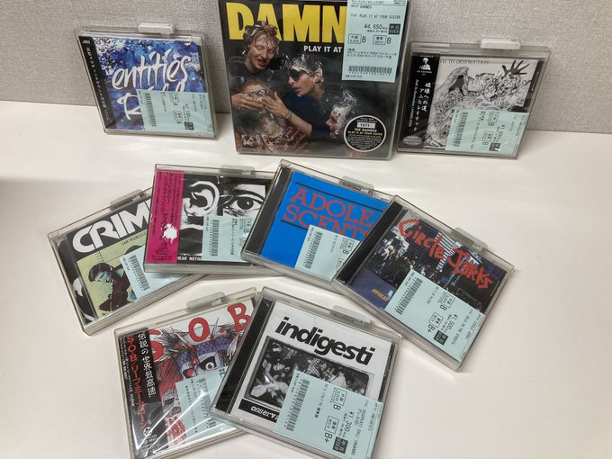 9/6(土) PUNK中古CD新入荷情報】日本のPUNK/HARDCORE, 70's PUNK