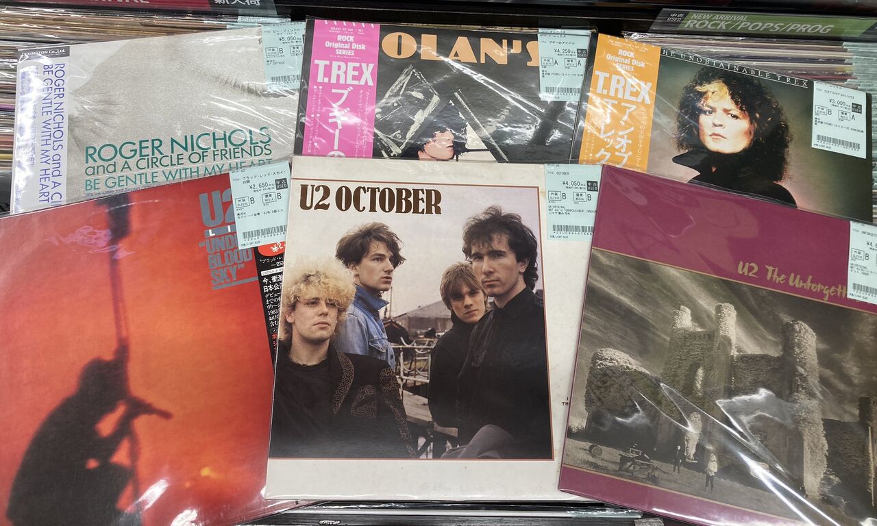 7月14日(火)ROCK中古レコード新着情報】 🎸ROLLING STONESやU2など不朽