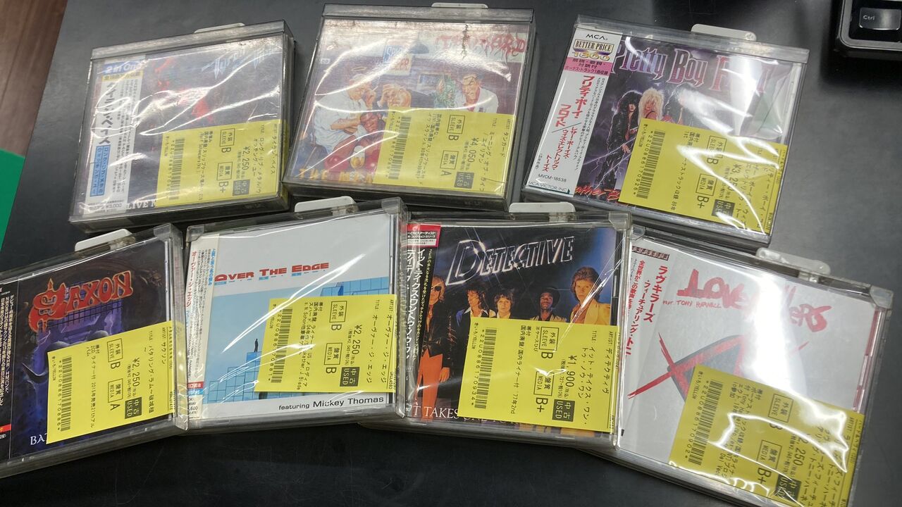 4/20(月)METAL中古CD新入荷情報】国内盤帯付中心に新着品約60枚入荷 