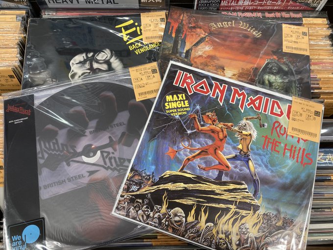 8/21(木) METAL中古レコード新入荷情報】L.A. METAL、NWOBHMなど