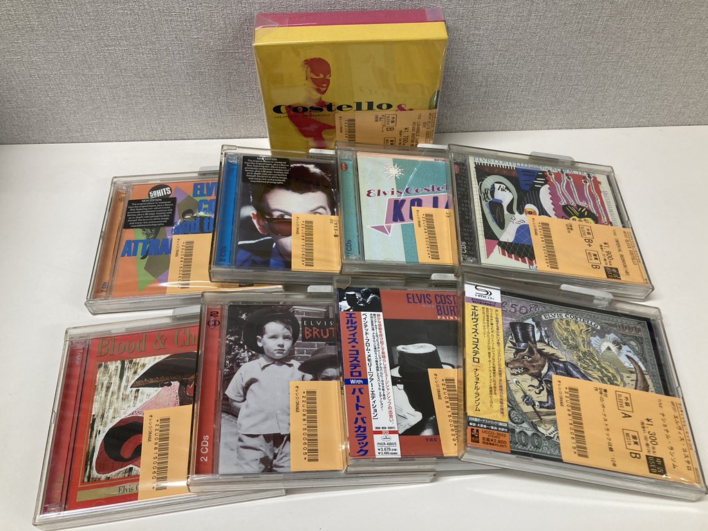 貴重！エルヴィス・コステロ プロモCD シングル 8/9(土) ROCK