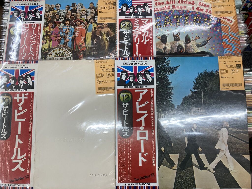 オンラインショップに出品!! 12/1(日) ビートルズ中古レコード