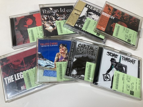 ハードコア CDまとめ売り 56枚 おまけデモcd 国内中心 7/29(火) PUNK中古CD新入荷情報】HARDCORE~70's PUNK/POWER POP