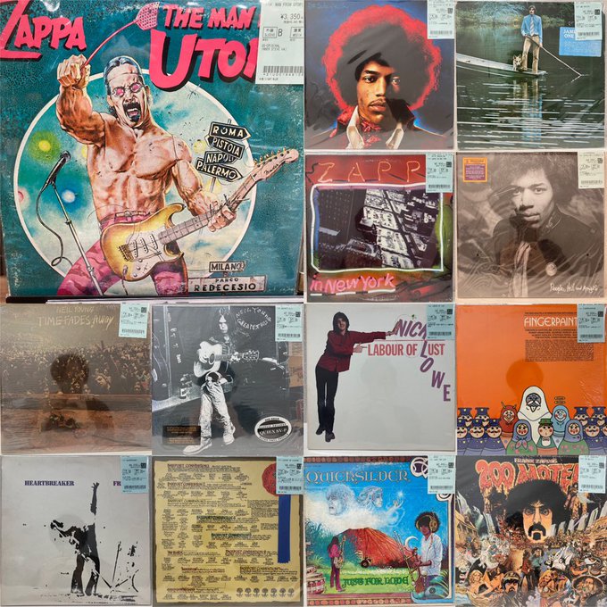 9/23(火)ROCK/POPS中古レコード新入荷】ザッパ！ ジミヘン！ニール