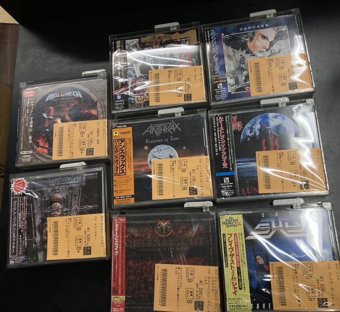ManDVD＆CDまとめ売り 6/23(火)METAL中古CD入荷情報！】王道METAL中古CD多数入荷