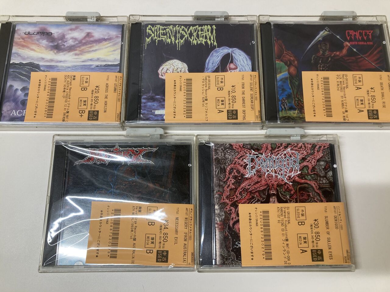 6/13(土)METAL中古CD入荷情報！】DEATH METAL高額盤中心にメロハー 