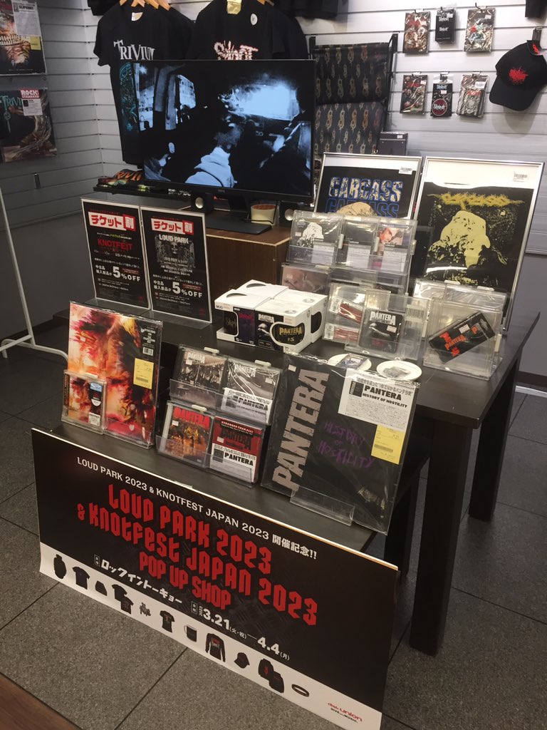 LOUD PARK 2023 & KNOTFEST JAPAN 2023 開催記念!! POP UP SHOP