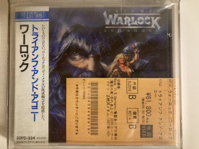 8/30(土)METAL中古CD新入荷情報】激レア盤込みで洋邦メタル