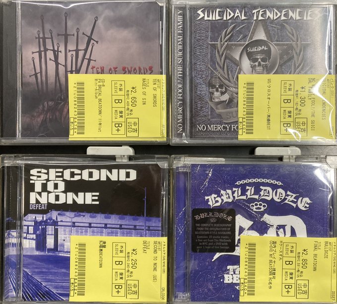 3/21(木) PUNK中古CD新入荷情報】USハードコアを中心にPUNK中古 3/21(木) PUNK中古CD新入荷情報】USハードコアを中心にPUNK中古