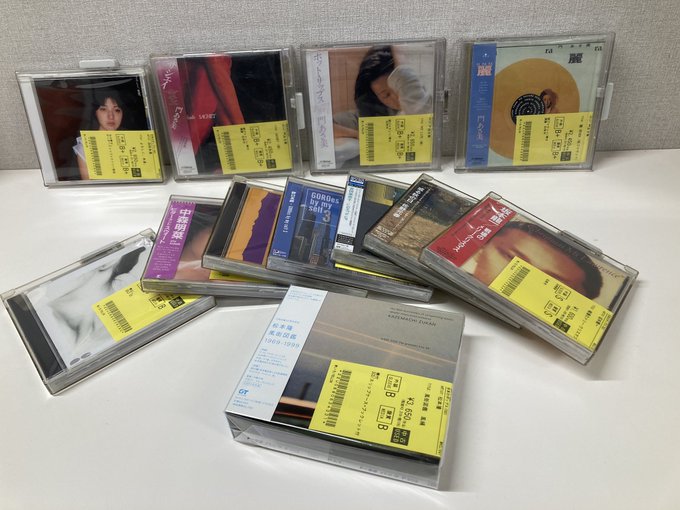 11/21(金)日本のロック/ポップス中古CD入荷情報】山下達郎、坂本龍一
