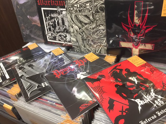 ...And Oceans サイン入りレコード シンフォニック・ブラックメタル 7/26(水) METAL中古レコード入荷情報】極悪系含むエクストリームメタル