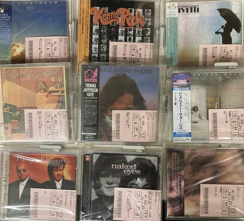 1/3(金) ROCK中古CD新入荷情報】未開封品多数!!AOR,LIGHT MELLOW,FREE