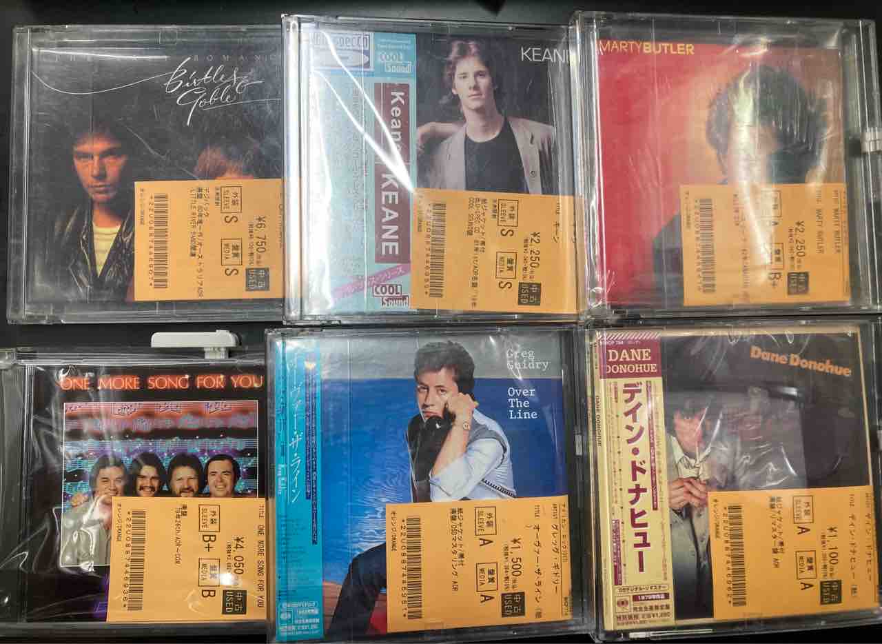 6/25(木)ROCK中古CD新入荷情報】AORを中心に、名盤や未開封品が多数