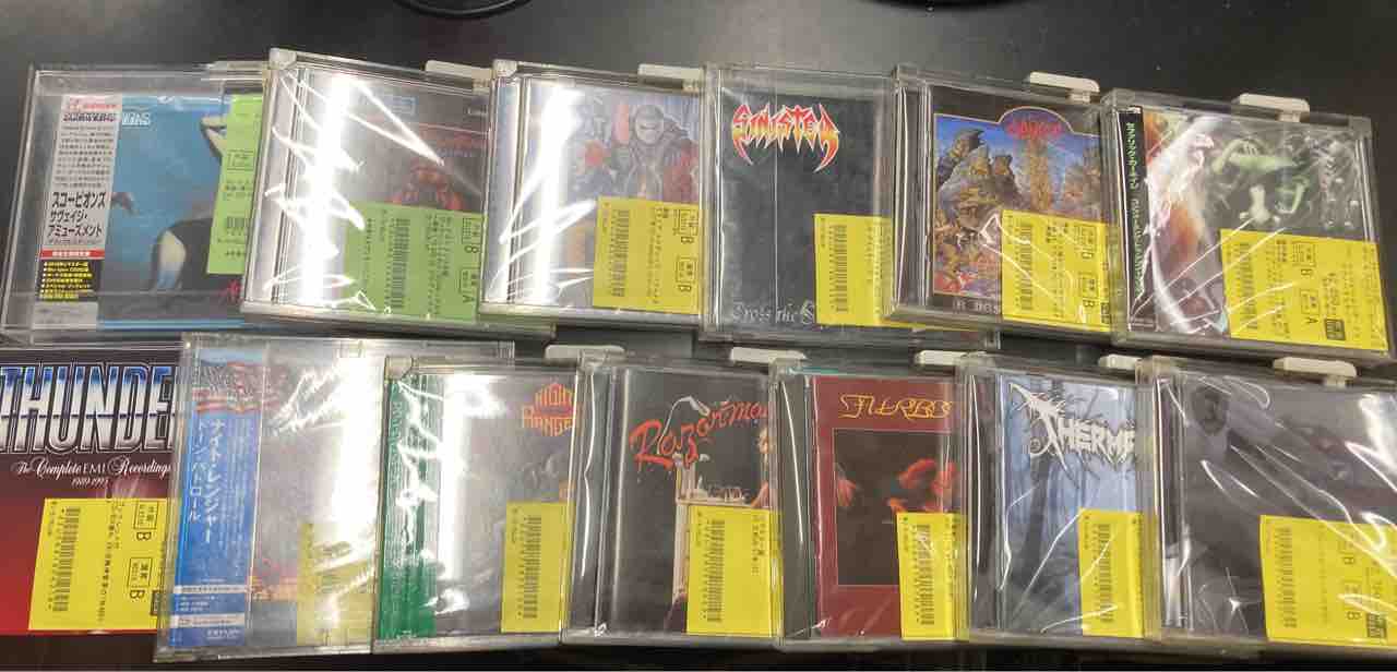 5/8(金)METAL中古CD新入荷情報】プチレア盤も込みでメタル系