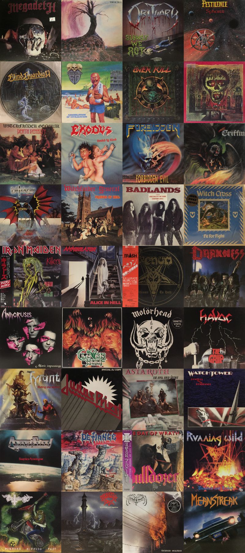 10/22(土)「METALレア盤CD/レコードセール」開催！ レコード出品リスト