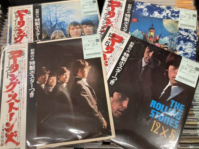 9/27(土) ROCK中古レコード入荷情報②】ROLLING STONES国内盤帯