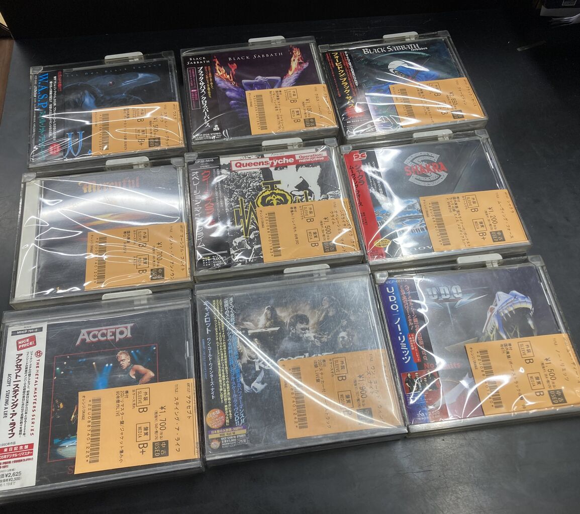 ManDVD＆CDまとめ売り 6/23(火)METAL中古CD入荷情報！】王道METAL中古CD多数入荷
