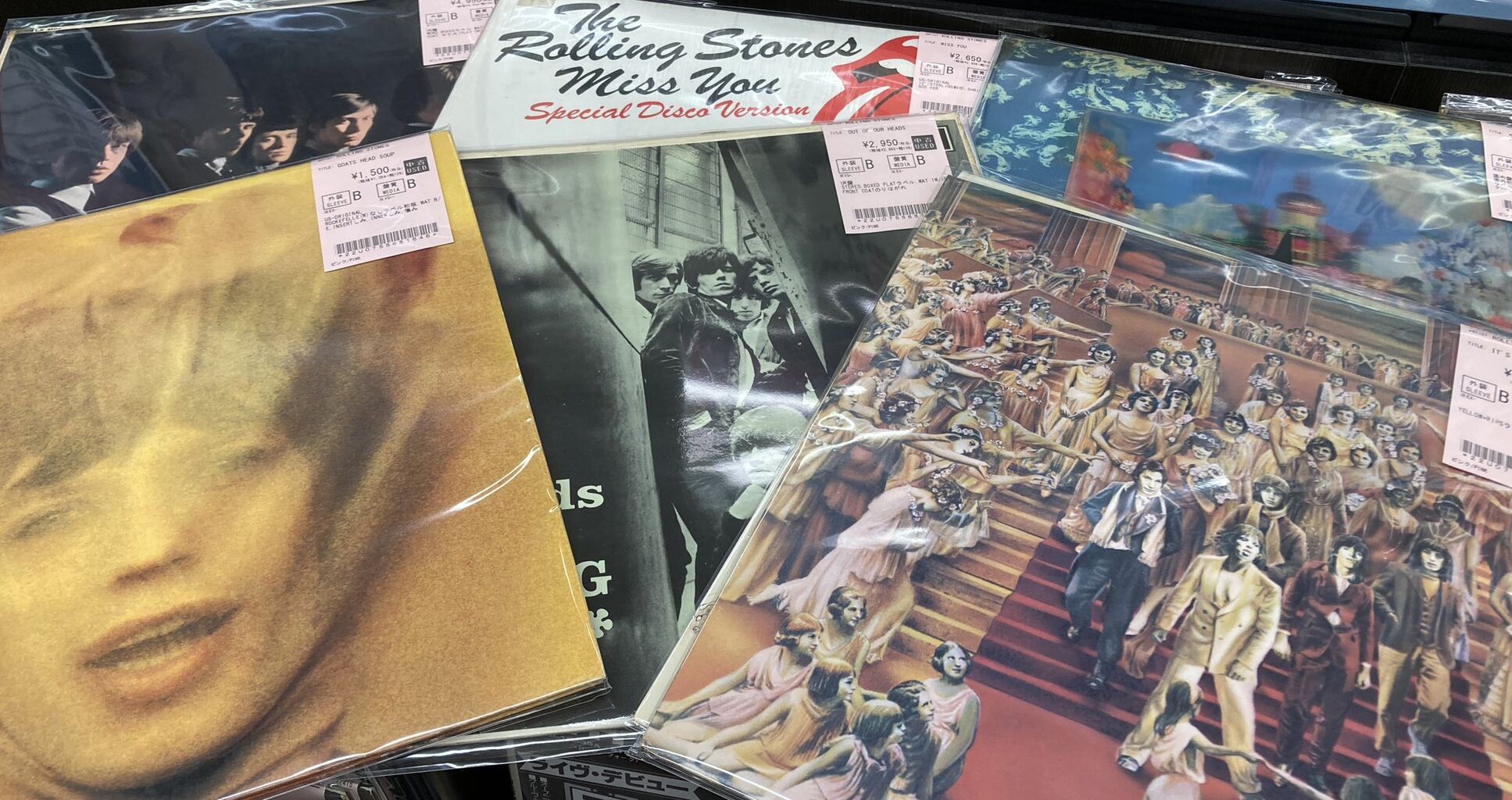 3/24(火)ROCK中古レコード新入荷情報】ROLLING STONES中心にロック多数