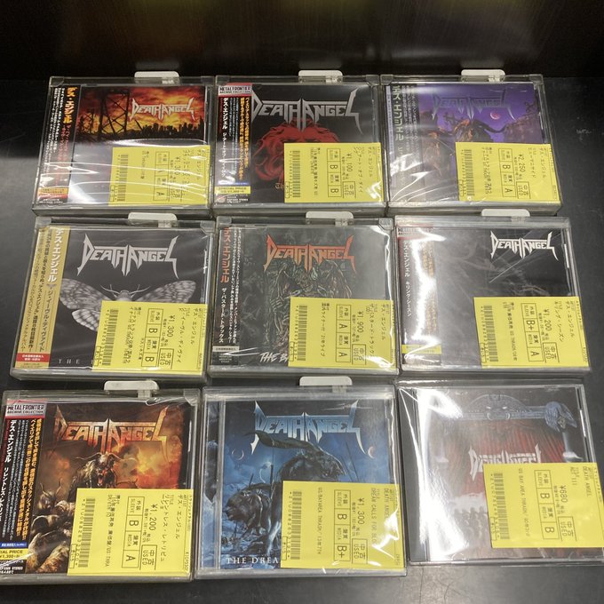 3/28(木) METAL中古CD情報①】THRASH METALアーティスト毎まとまって