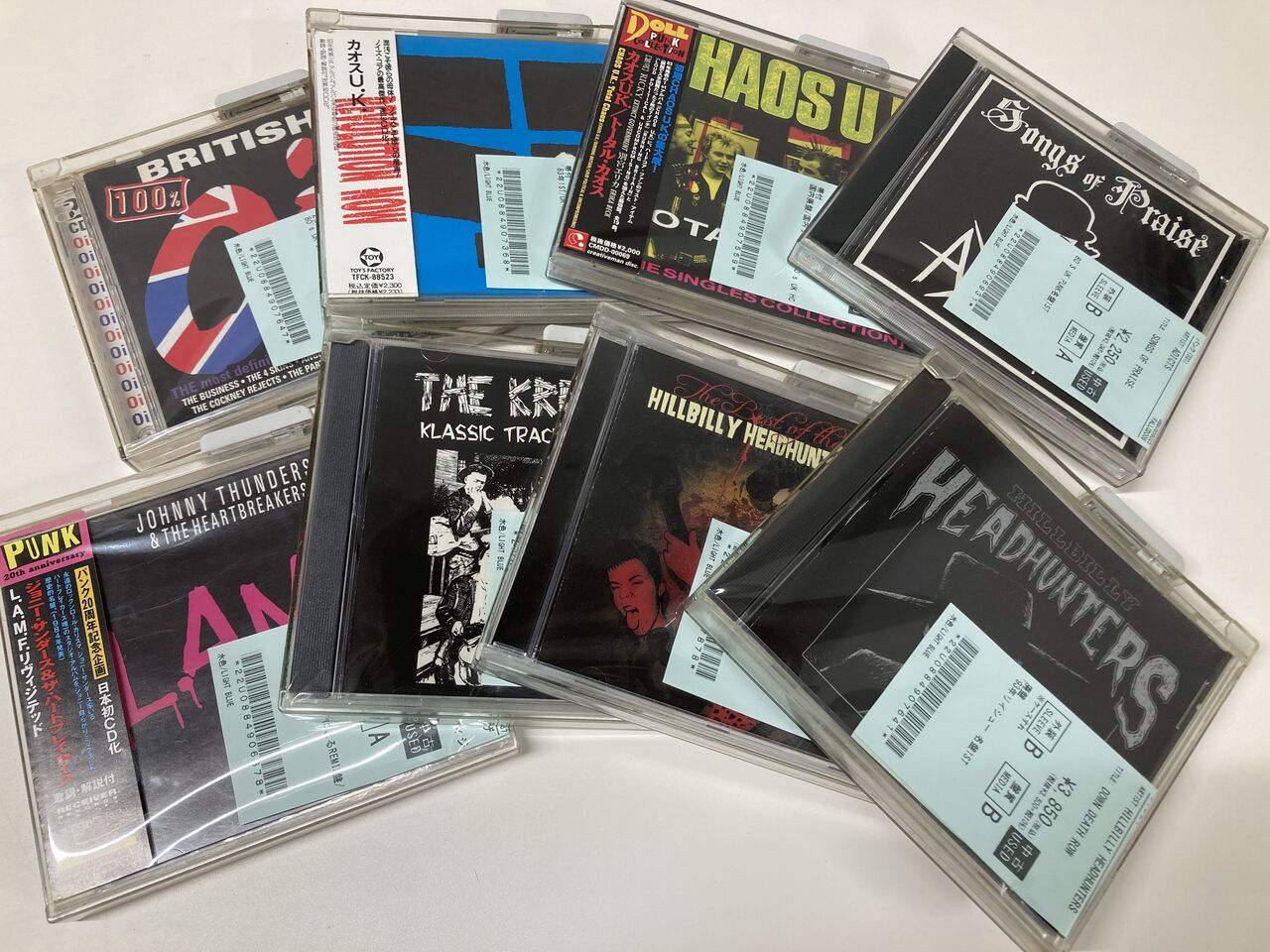 2/18(水)PUNK中古CD入荷情報】JAPANESE PUNK/HARDCOREを中心に廃盤CDが