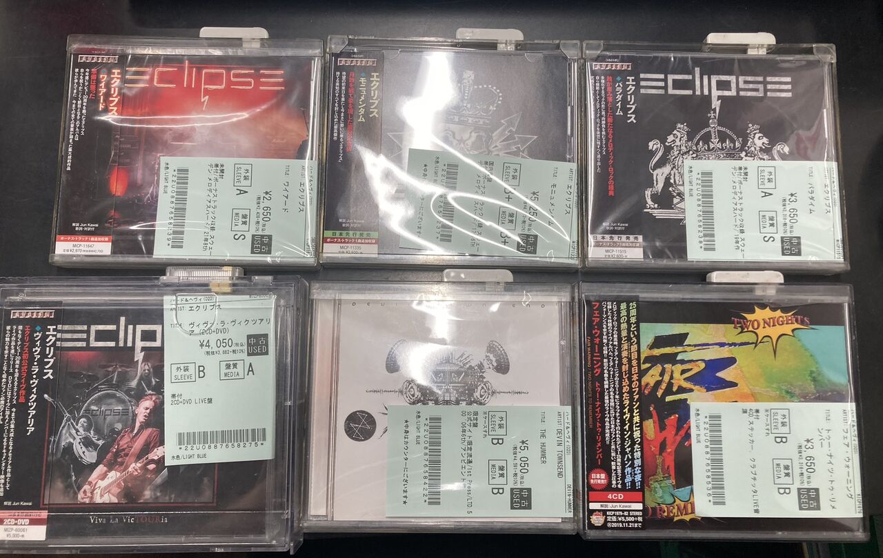 CD　ロック　メタル　プロモ　10タイトル 7月6日METAL中古CD新入荷情報】 🎸日本人メタルを含むメタルCDが約500