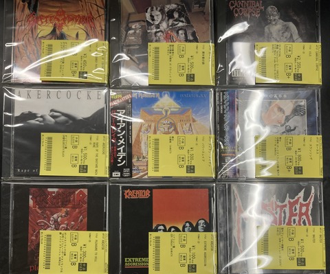 9/28(月)中古METALCCD入荷情報】 デス/ブラック多めでMETALCD30点入荷